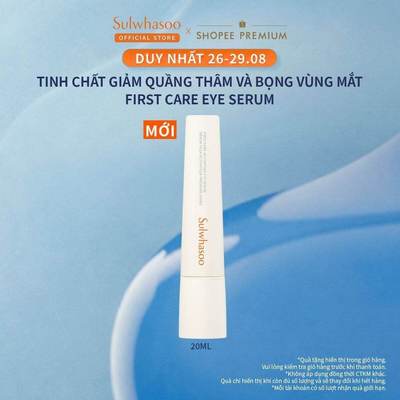 [MỚI] TINH CHẤT GIẢM QUẦNG THÂM VÀ BỌNG VÙNG MẮT SULWHASOO FIRST CARE ACTIVATING EYE SERUM 20ML