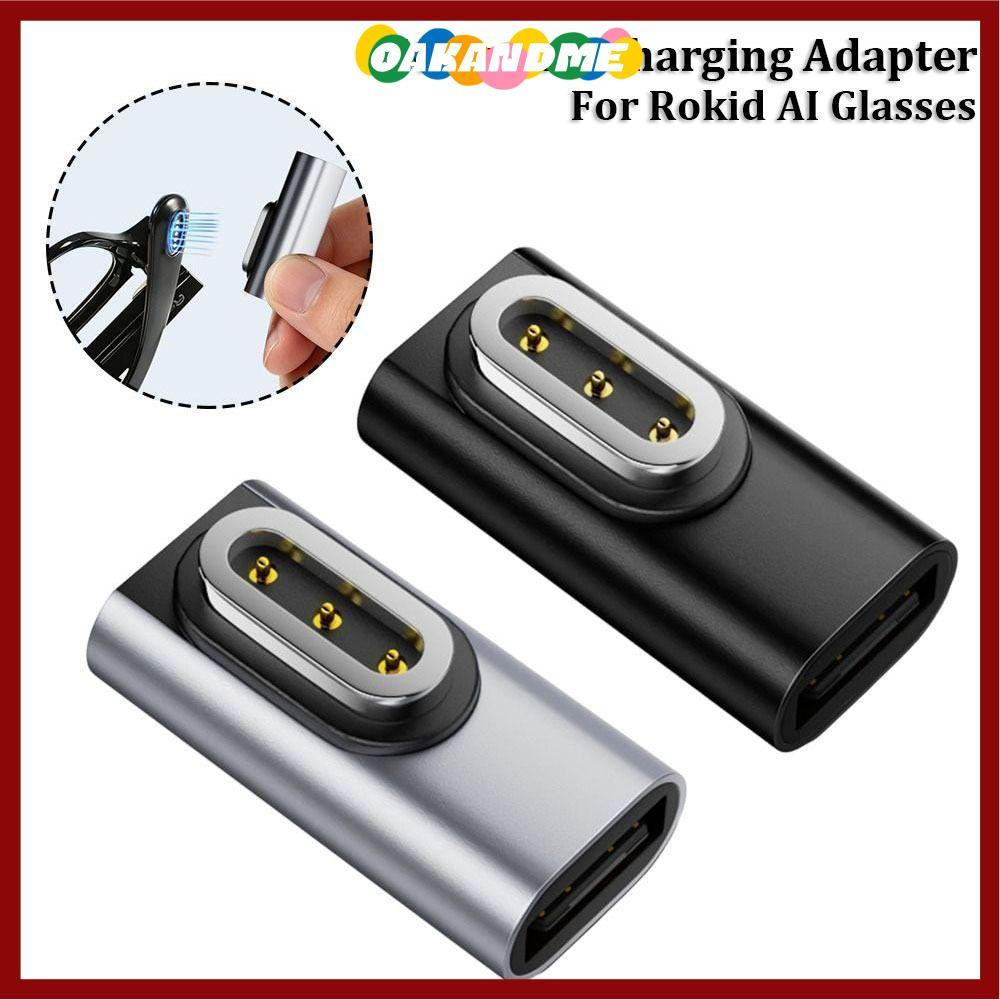 Bộ chuyển đổi sạc từ tính OAKANDME, Bộ chuyển đổi USB-C di động nhỏ gọn, Bộ chuyển đổi sạc nhanh Doc
