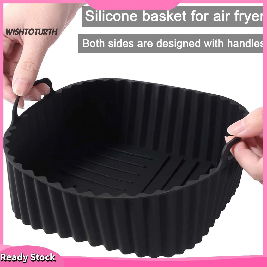Ước nguyện| Phụ kiện nồi chiên không khí Bpa-free Air Fryer Wire Basket Liner Khay đựng nồi chiên kh