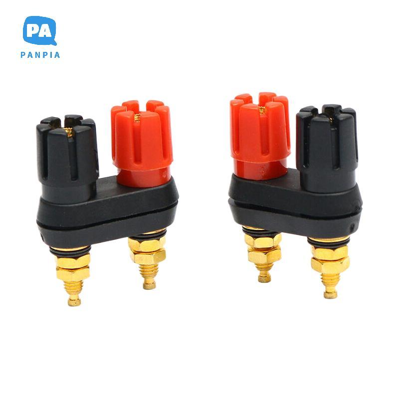 [NBI] Loa Banana Plug Terminal Connector Banana Soet Dual Female Banana Plug Cho Loa Khuếch Đại Dual