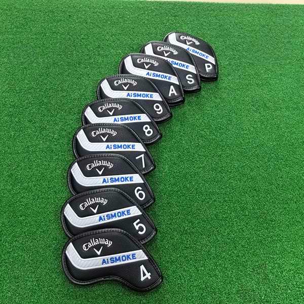 Putter Cover Head Cover AiSMOKE Golf Club Cover Iron Cover Đào Rod Head Cover Nam châm Đóng APEX Clu
