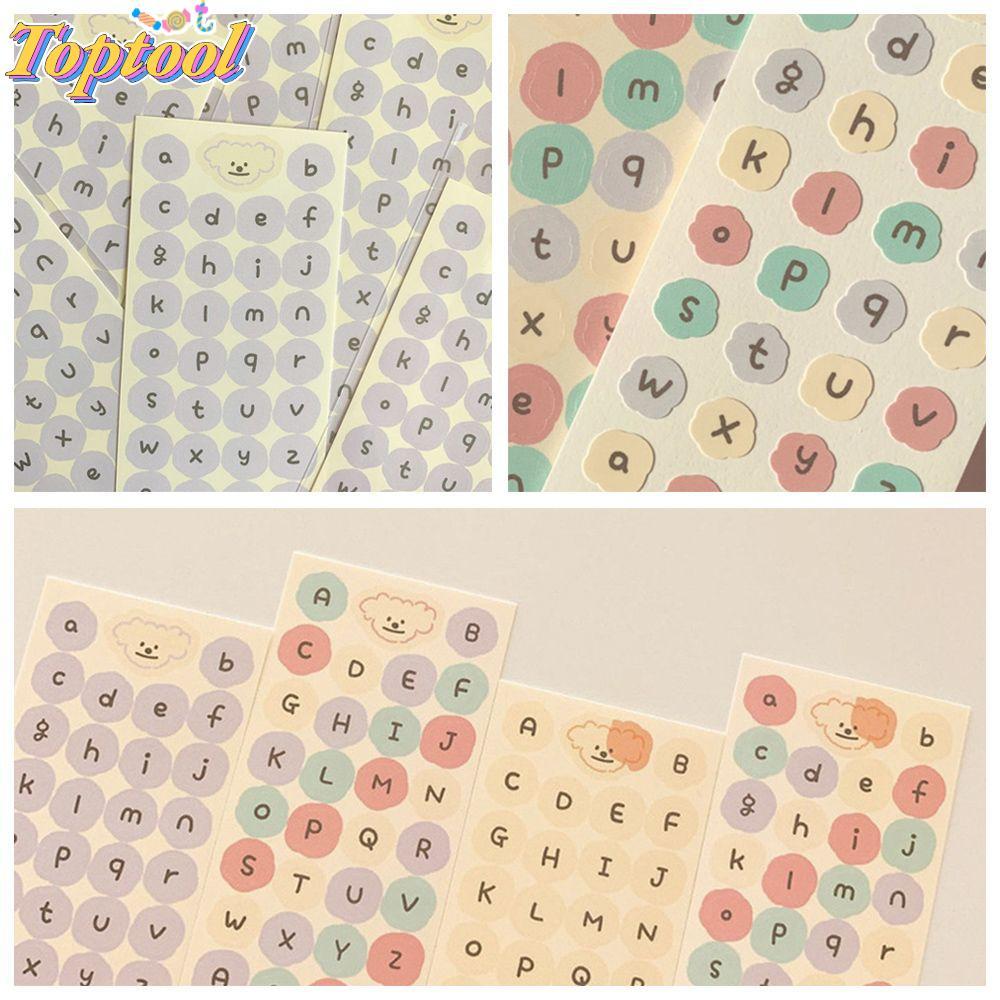 TOPTOOL Giấy Dán Coloful Scrapbooking Tạp Chí Nhật Ký Ablum Tự Dính