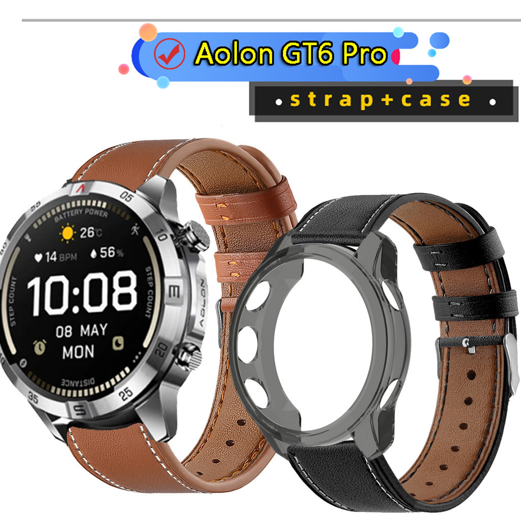 Ốp lưng Aolon GT6 Pro Bảo vệ màn hình Aolon GT6 Pro dây đeo da Dây đeo thể thao
