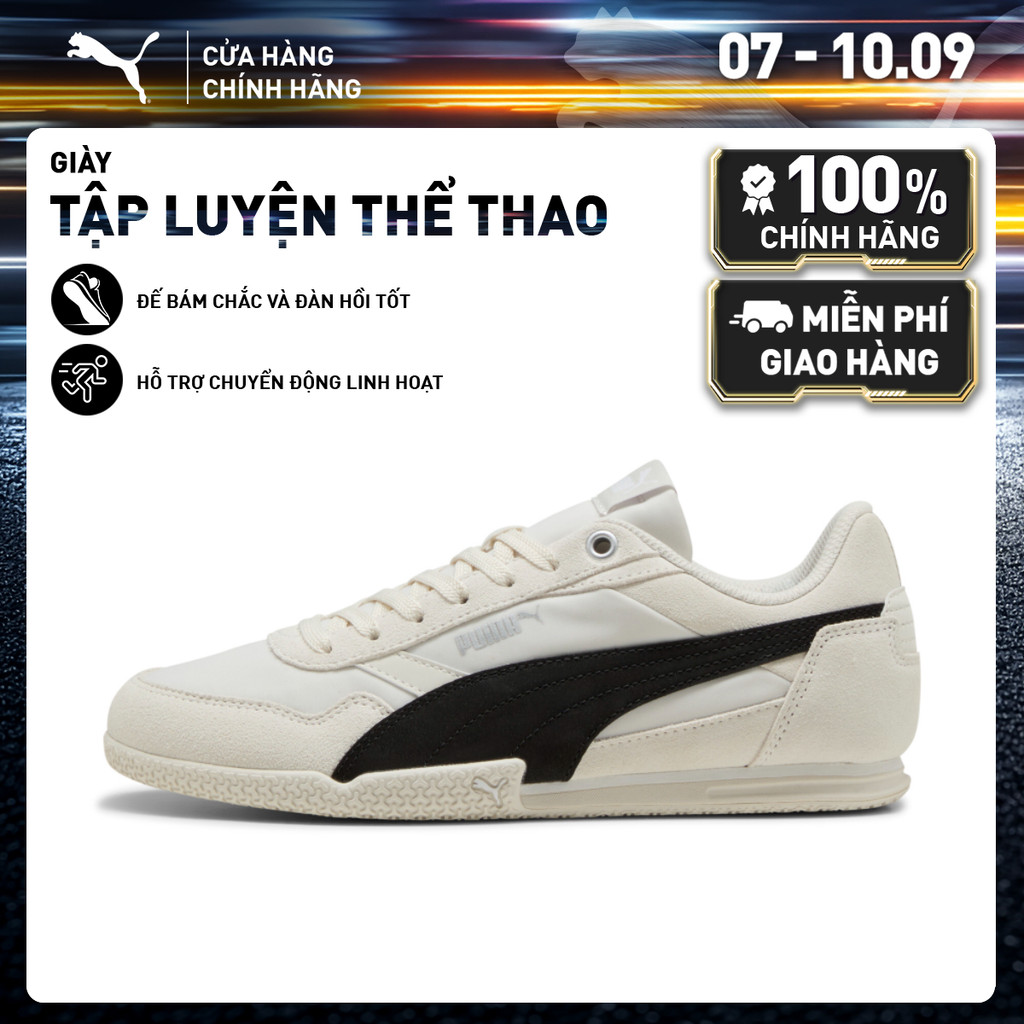 Giày Thể Thao PUMA Nữ BELLA DONNA NYLON Vapor Gray-Black-Silver Màu Xám