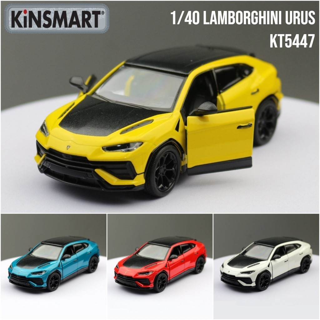 Hợp Kim Xe Model 1 / 40 Lamborghini URUS Xe Đồ Chơi Kéo Lại Hai Cửa