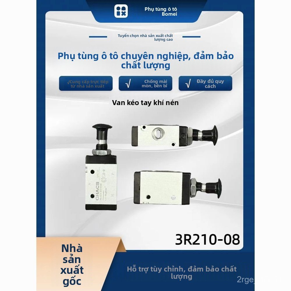 Van kéo tay 3R210-08 van đảo chiều khí nén 2 vị trí 3 cửa công tắc gạt 3L210 bán chạy