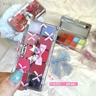  Bảng Phấn Môi Flortte #10 - Son bóng dưỡng ẩm làm sáng da đông lạnh 