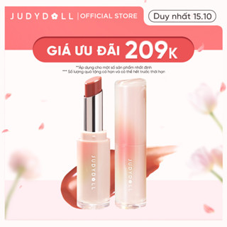 Son Dưỡng Có Màu JUDYDOLL 3g Dưỡng Ẩm Bóng Tráng Gương Sáng Lấp Lánh Mịn Môi Bền Màu Che Phủ Vân Môi