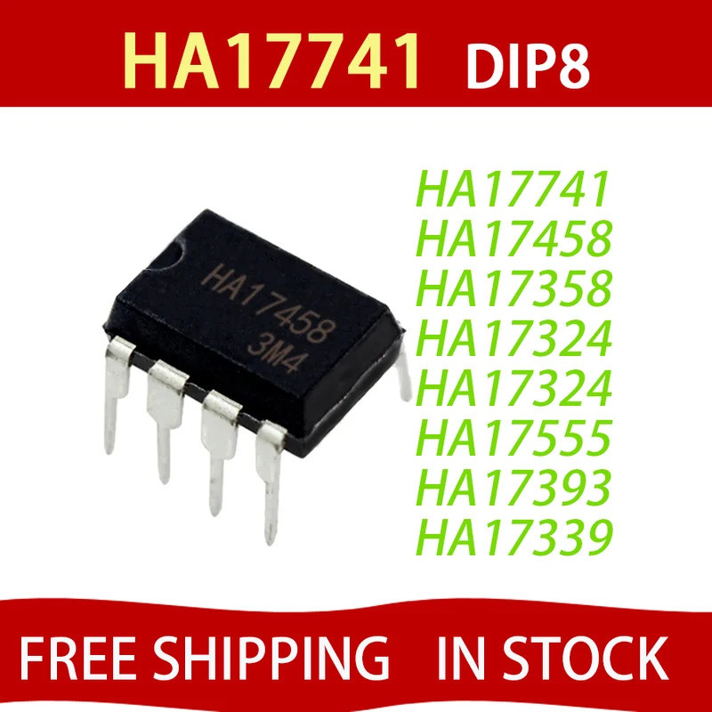 5 chiếc HA17741 DIP-8 HA17458 HA17358 HA17324 DIP-14 SOP-14 HA17555 HA17393 HA17339 chip ic