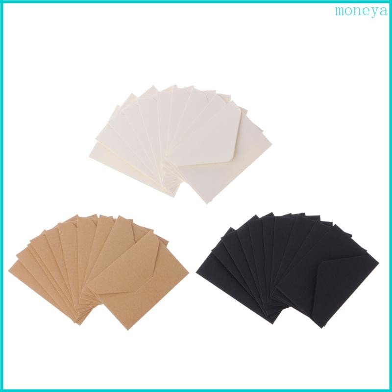 Mya 50 Chiếc Phong Bì Vintage Phong Bì Giấy Kraft Retro Cho 4x2 67 Inch Thư