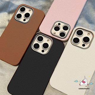 Ốp điện thoại hình vuông mạ màu kẹo Macaron đơn giản sang trọng Tương thích cho iPhone 7plus11 XR 8plus 15 14 13 11 12 17 16 Pro Max X XS MAX 7 8 Plus Vỏ bảo vệ toàn diện