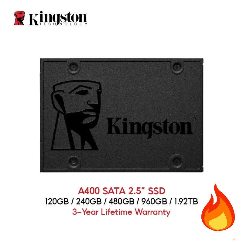Kingston A400 2.5 inch SATAIII SSD 120GB 240GB 480GB 960GB Ổ cứng thể rắn bên trong tốc độ cao, Thíc