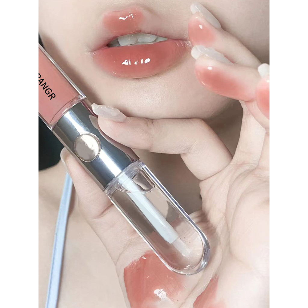 Li Jiaqi Đề Nghị Hai Đầu Lip Glaze Sữa Trà Màu Son Môi Trong Suốt Gương Khỏa Thân Dudu Lip Chính Thứ