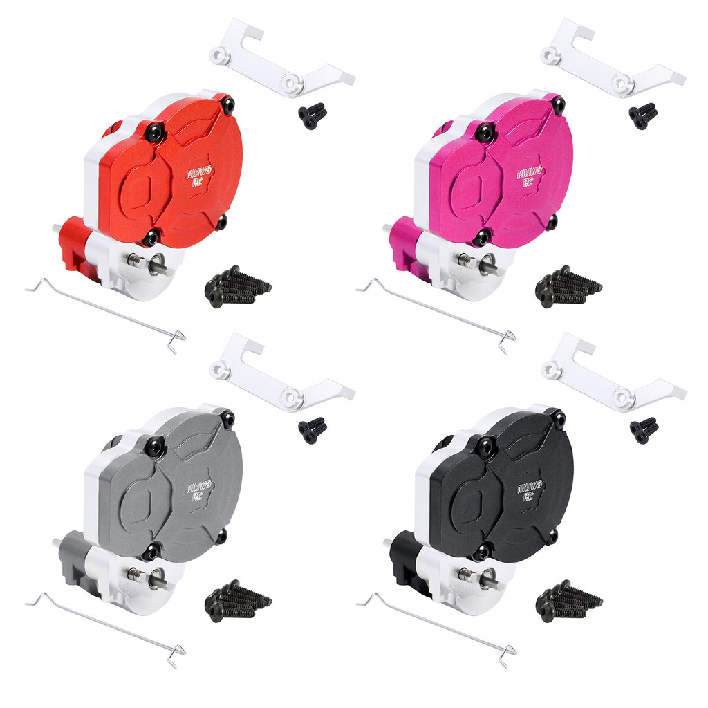 Hộp số hộp số kim loại có giá đỡ cho FMS FCX24 1 / 24 Power Wagon FCX18 Land Cruiser LC80 K5 Blazer 