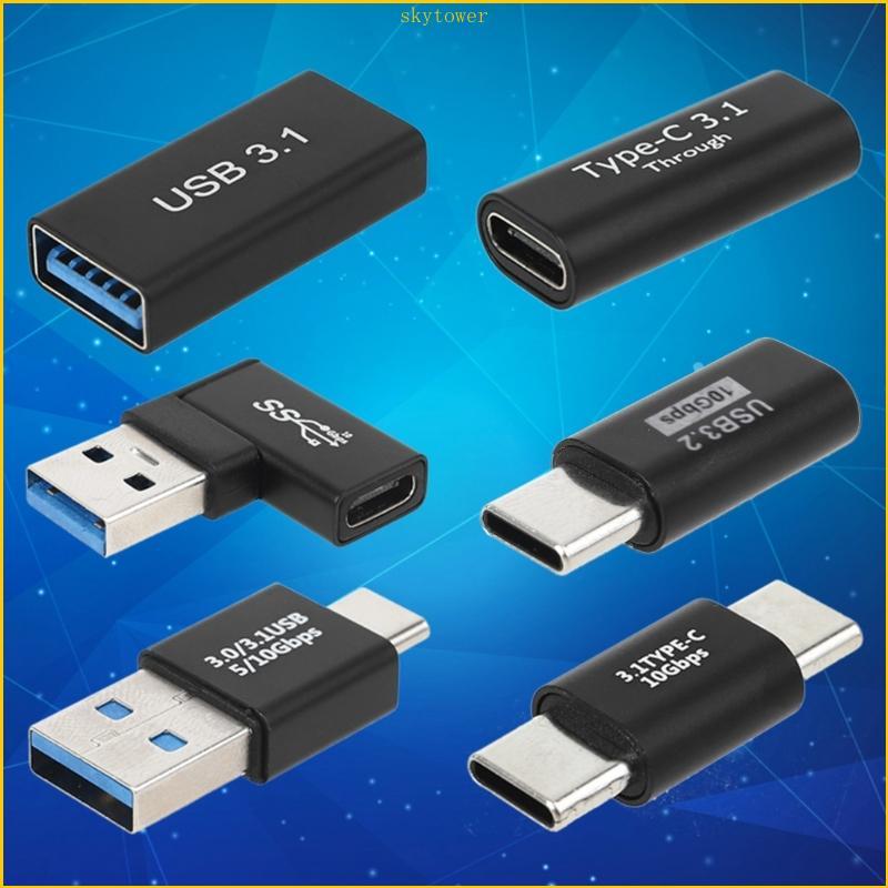 Type C to USB 3.0 Adapter OTG USB C to Type C Male Female Converter Connector
