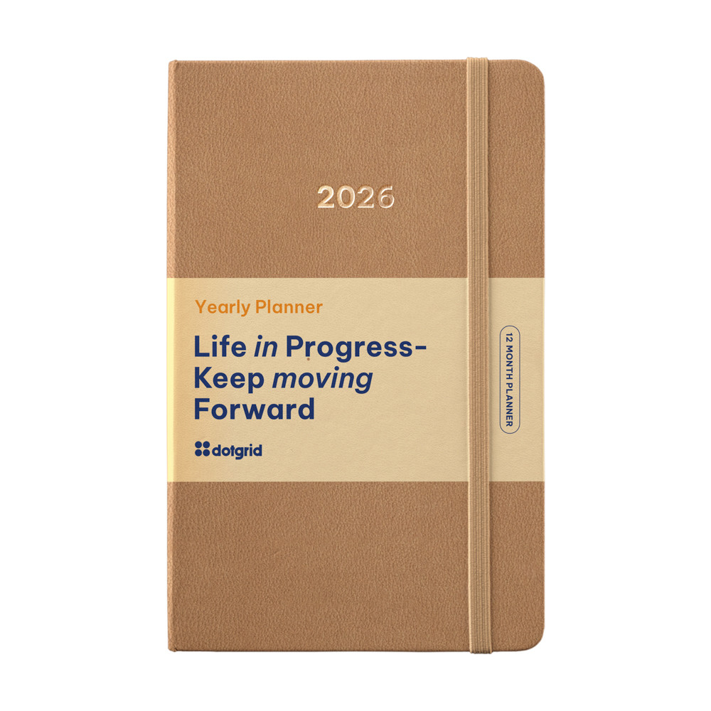 Sổ tay Planner 2026 Dot Grid | Sổ lập kế hoạch quản lý thời gian 2026 | Yearly Planner 2026 | Daily 