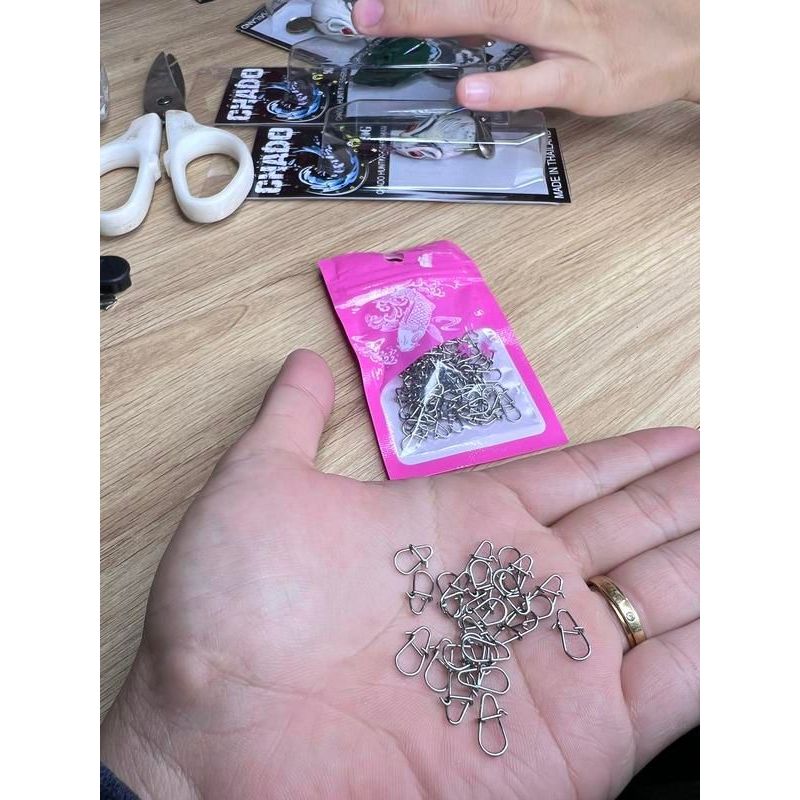 10 Khóa Link Snap Xịn Size Bé Đi Câu Câu Cá Bắt Cá Fishing