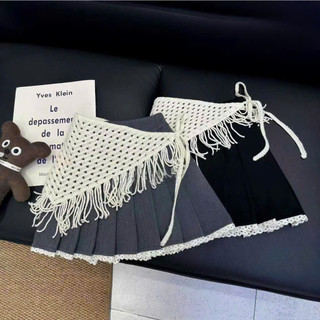 Chân Váy Xếp Ly Bé Gái Khăn Len