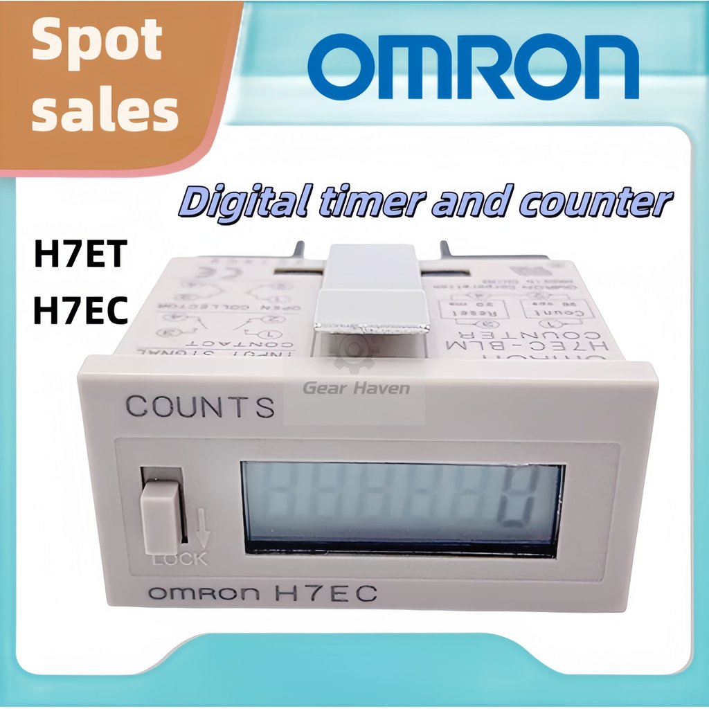 Bộ đếm điện tử OMRON H7EC-BLM H7EC-N bấm giờ công nghiệp H7ET-N H7ET-BM