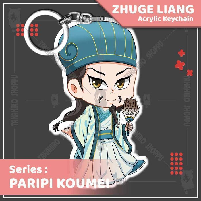 Gantungan Kunci / Keychain Akrilik Anime Paripi Koumei ZHUGE LIANG - ZHUGE