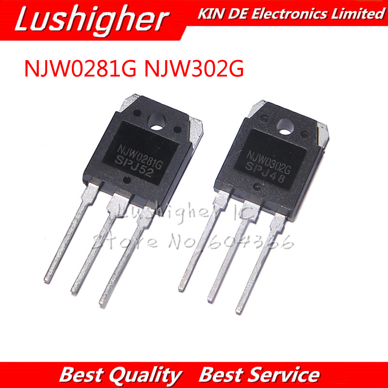 10 NJW0281 NJW0302 TO3P (5 NJW0281G + 5 NJW0302G) TO-3P
