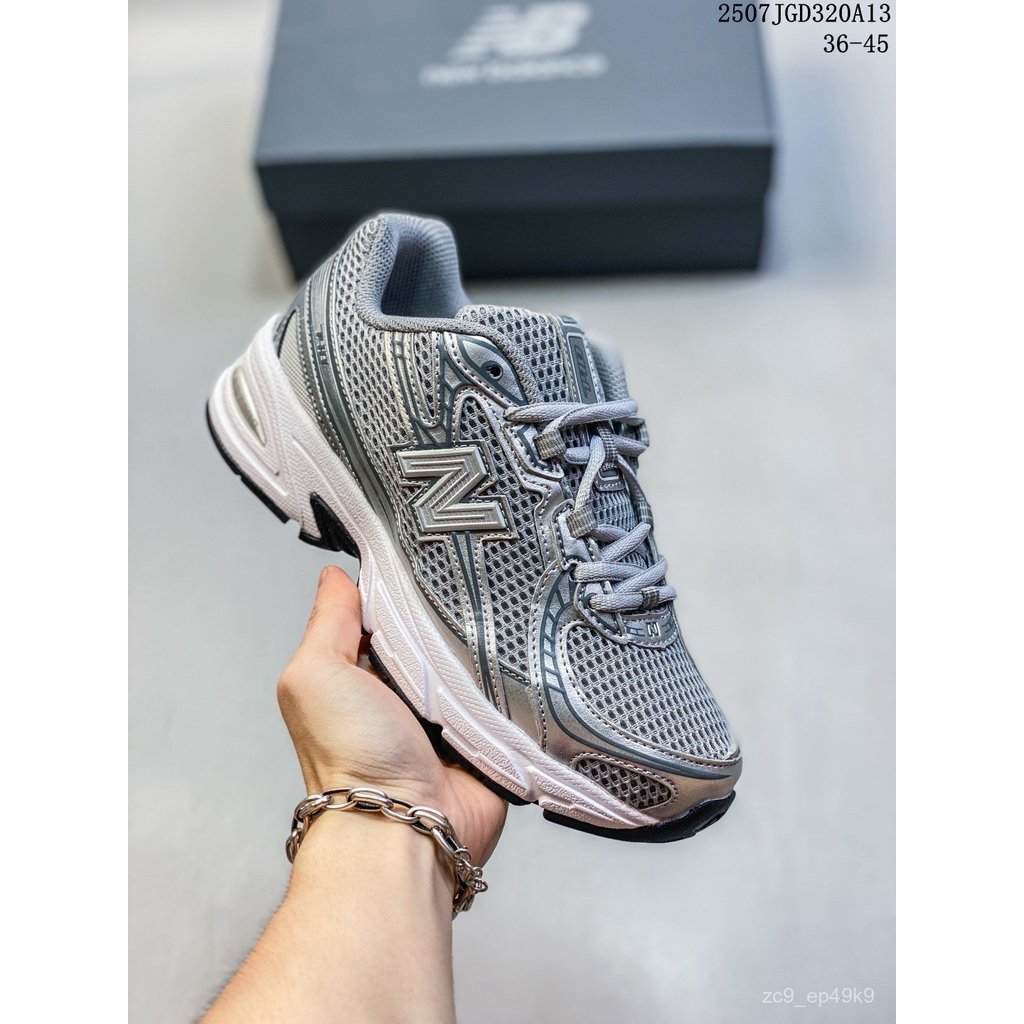 New Balance NB740, sneaker unisex, retro, phối màu basic, thời trang streetwear chính hãng