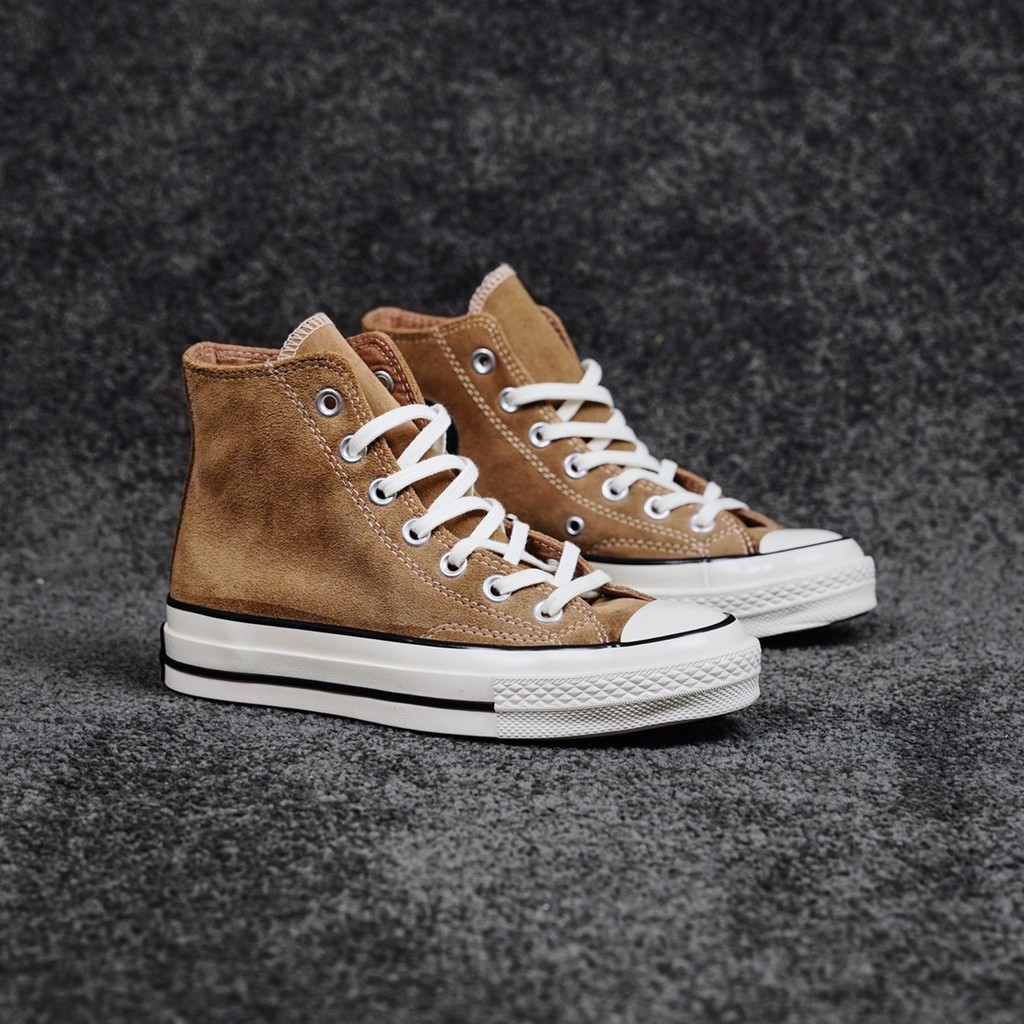 Giày Converse Chuck 1970s Nâu Da Lộn Cao Cấp UNDQ