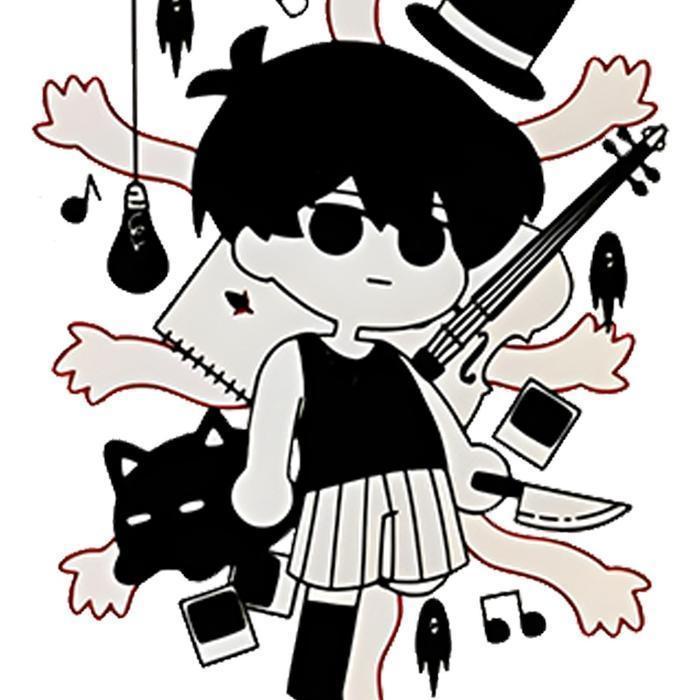 Omori: High-Quality 5cm Acrylic Keychain - Double-Sided Print - OMORI