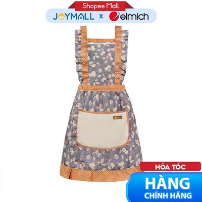 Tạp Dề Hoa Elmich EL0275, Hàng Chính Hãng, Họa Tiết Hoa, Vải Dày Dặn, Chống Bám Bẩn - JoyMall