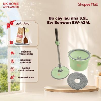 Bộ cây lau nhà 3.5L ew eonwon EW-434L, Tách nước bẩn riêng biệt, Có Quai xách và Van xả nước bẩn