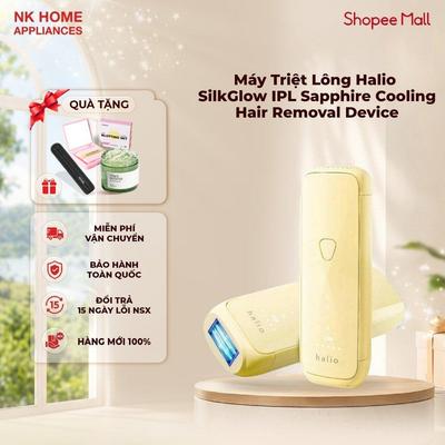 Máy Triệt Lông Halio SilkGlow IPL Sapphire Cooling Hair Removal Device, 7xung/1s - BH 24 Tháng