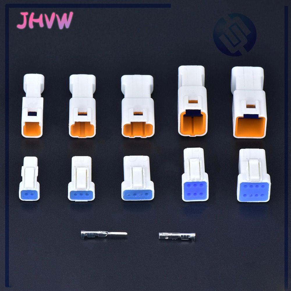 JHVW JST JWPF Nam Nữ Mông Cắm, JST JWPF Loại 2 3 4 6 8 pin Đầu Nối Cáp Chống Thấm Nước Ô Tô, Khối Đầ