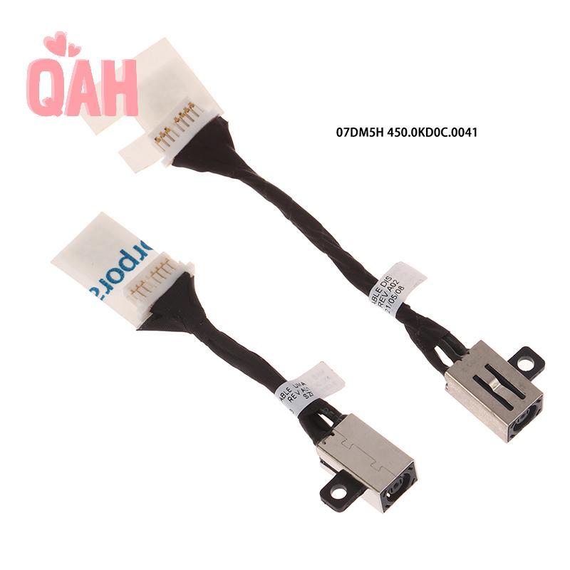 [QAH-t] Dành Cho Latitude 3410 3510 E3510 E3410 Laptop Sạc Flex Cáp 07DM5H 0N8R4T DC Power Ja Cáp Mớ
