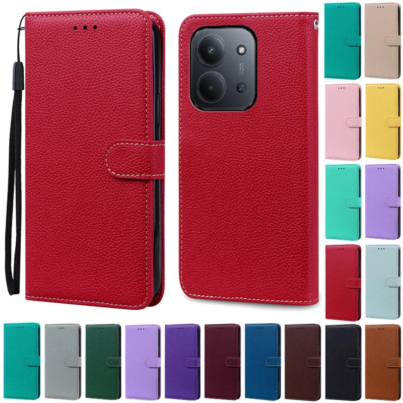 2 Kích Thước Ốp Lưng Điện Thoại Redmi 15C Bao Da Lật Ví Dành Cho Xiaomi Redmi 15C 5G Ốp Lưng Redmi 1