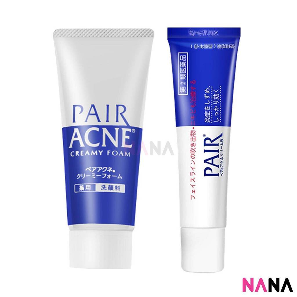 LION Pair Acne Creamy Facial Wash Foam 80g & PAIR Acne Cream W 14g