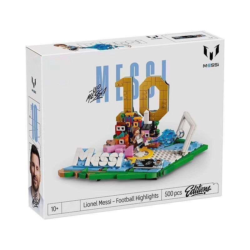 Tương thích với Lego Classic Instant Ball Series 43011 Messi Football Building Block Model Toy Gift