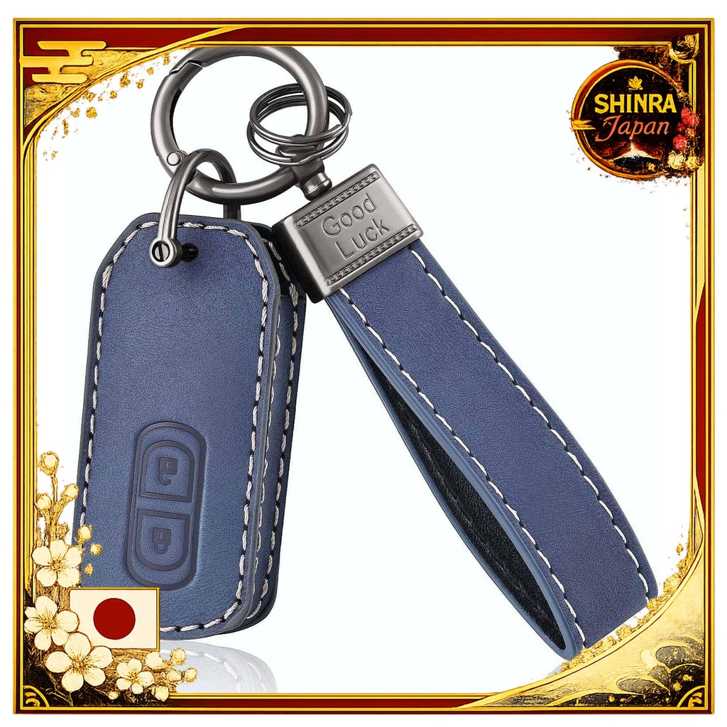 《Direct From Japan》  OFFCURVE Key Case for Honda NBOX Genuine Leather Material N-BOX N-ONE N-WGN N-V