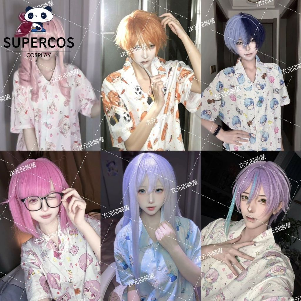 Project Sekai Sleep Wear Mizuki Rui Kanade Akito Bộ đồ ngủ ngắn tay dễ thương mặc ở nhà