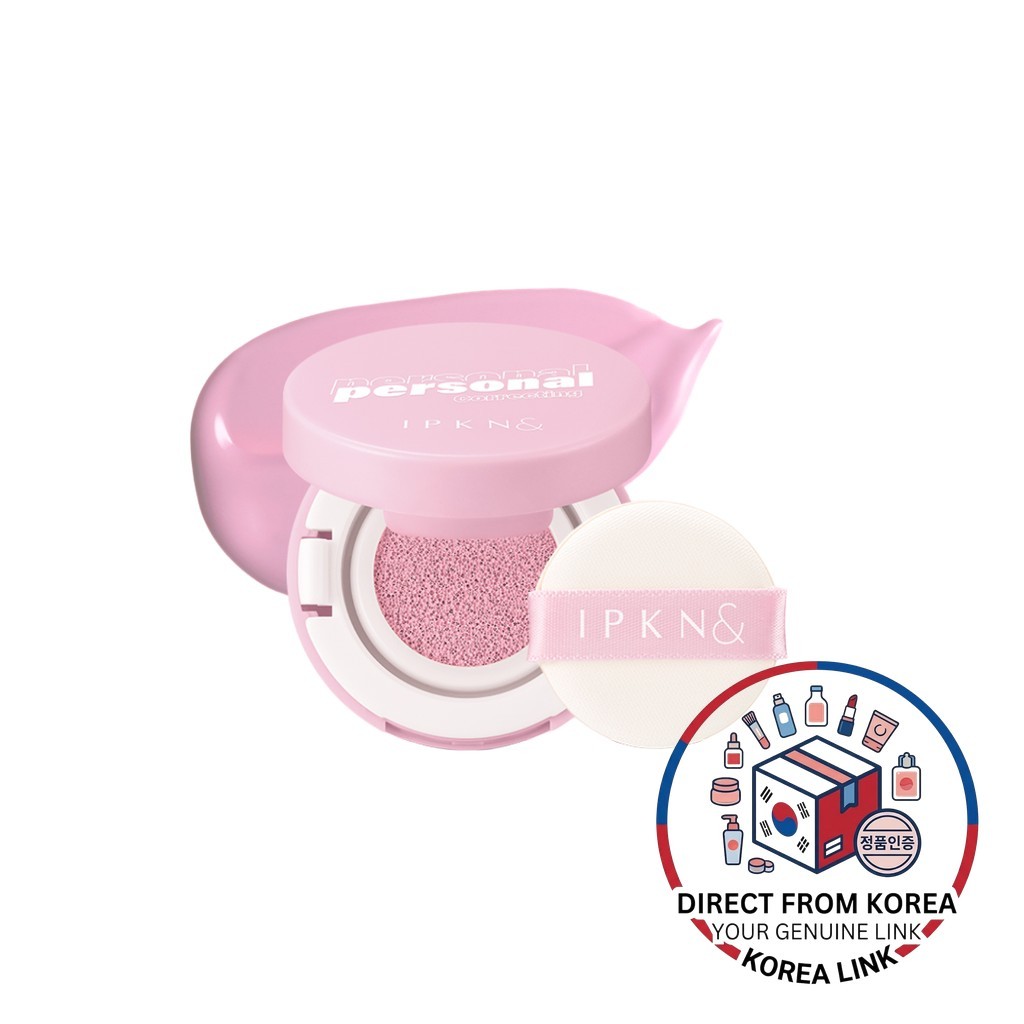 [ipkn] Phấn má hồng đệm màu cá nhân, Grapy, 1 cái / má hồng Hàn Quốc / Hoàn thiện rạng rỡ / Xác thực