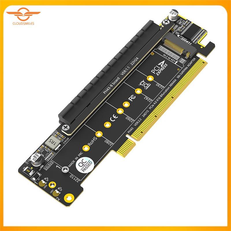 [CloudsMiles] Bộ chuyển đổi PCIe NVMe kép, PCIe 4.0 X16 sang Dual NVMe & 1x Bộ chuyển đổi PCIe X16 (