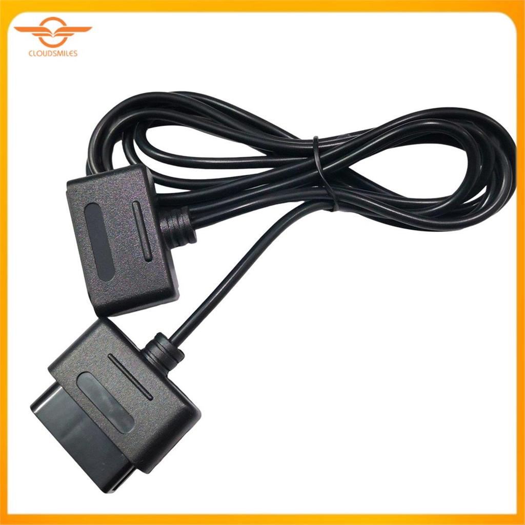 [CloudsMiles] 1 Cáp nối dài cáp dữ liệu dây chơi Game màu đen cho máy chơi Game Snes