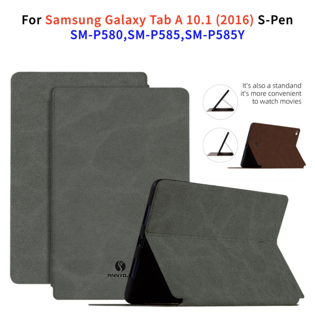 Dành Cho Samsung Galaxy Tab A 10.1 (2016) S-Pen SM-P580 SM-P585 SM-P585Y Vỏ Bảo Vệ Máy Tính Bảng Hoạ