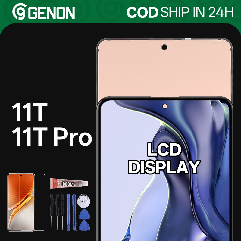 LCD 120Hz LCD cho Xiaomi 11T / 11T Pro Màn hình LCD Bộ phận thay thế màn hình cảm ứng