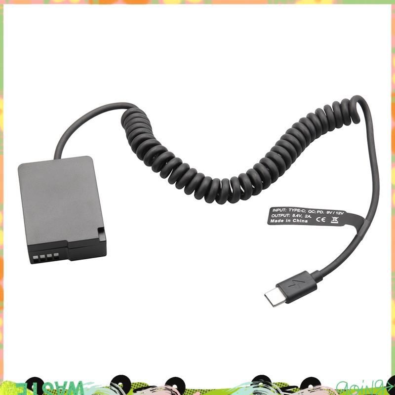 DMW-BLC12 Pin Giả DMW-DCC8 PD Bộ Phận Khớp Nối USB-C Cho GX8 FZ1000 FZ300 FZ200 G6 G7 G80 G81 G85 G9