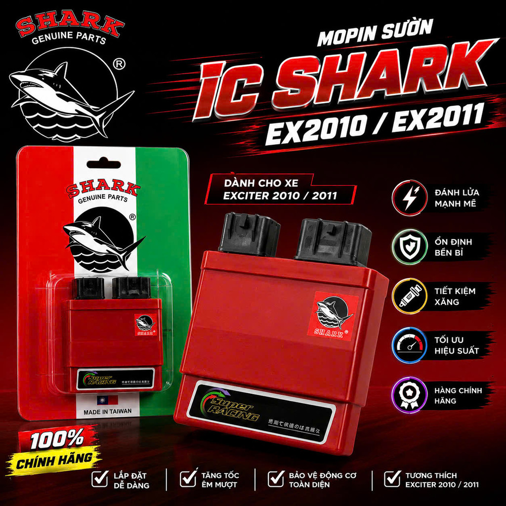 iC SHARK Ex2010 / Ex2011 Mở Tuar >>>>