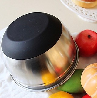 Bowl trộn bột đế silicon / Âu trộn bột (dày + sâu)