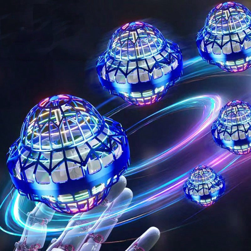 Dạ Quang Cảm Ứng Thông Minh Ufo UFO Bóng Bay Xoay Treo Magic Đen Công Nghệ Đồ Chơi Trẻ Em