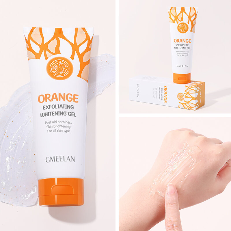 Gmeelan cam tẩy tế bào chết gel làm trắng cơ thể tẩy tế bào chết da mặt gel lột gel dưỡng ẩm làm trắ
