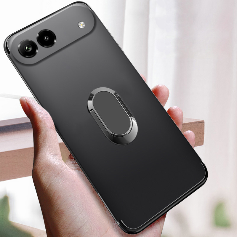 Ốp điện thoại ZTE Nubia Air Pro Silicone mềm Matte Bảo vệ toàn diện Ô tô chống sốc Giá đỡ vòng Ốp lư