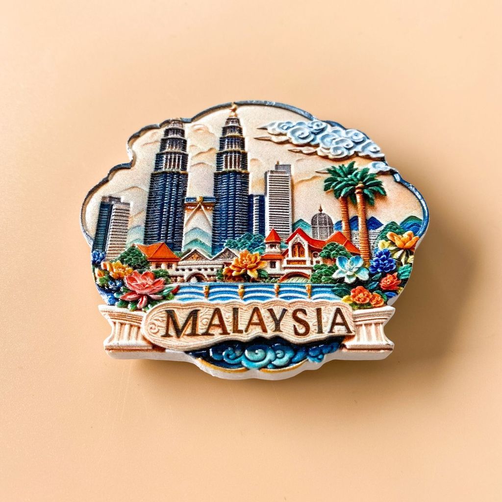 Malaysia Tháp Song Tử Dán Tủ Lạnh Du Lịch Quà Lưu Niệm Tính Năng Xây Dựng Lưu Niệm Trang Trí Nhà Cửa